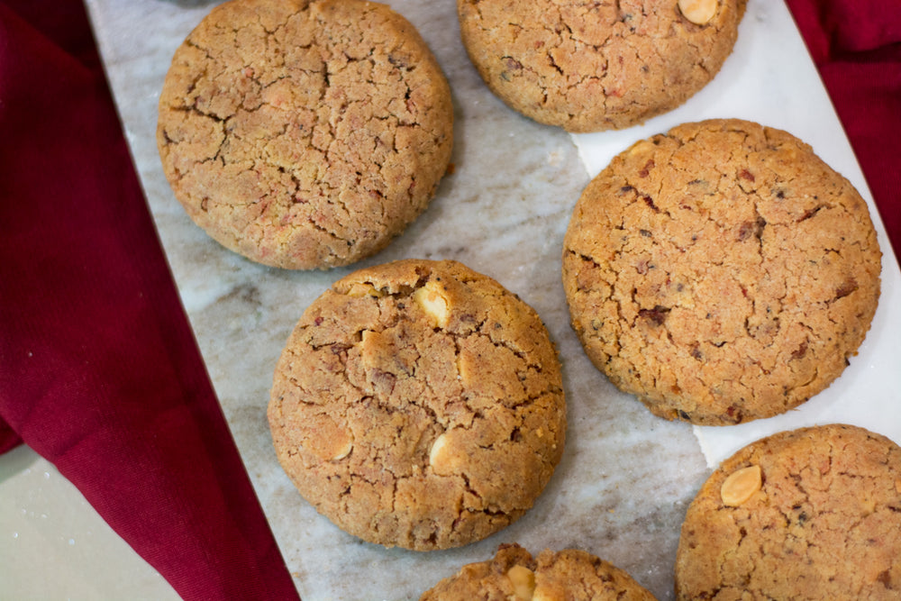 Strawberry White Chocolate Cookies