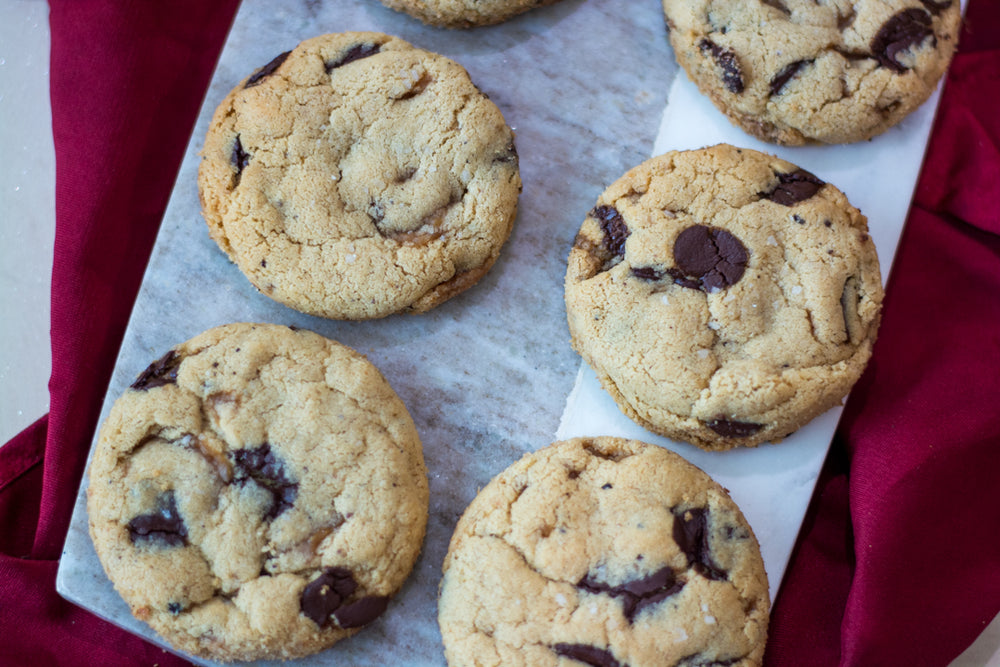 
                      
                        Butter Toffee Dark Chocolate Cookies*
                      
                    