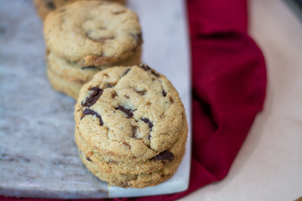
                      
                        Butter Toffee Dark Chocolate Cookies*
                      
                    