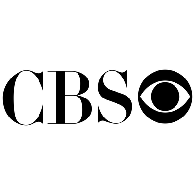 CBS logo with 'CBS' text and eye symbol on a white background