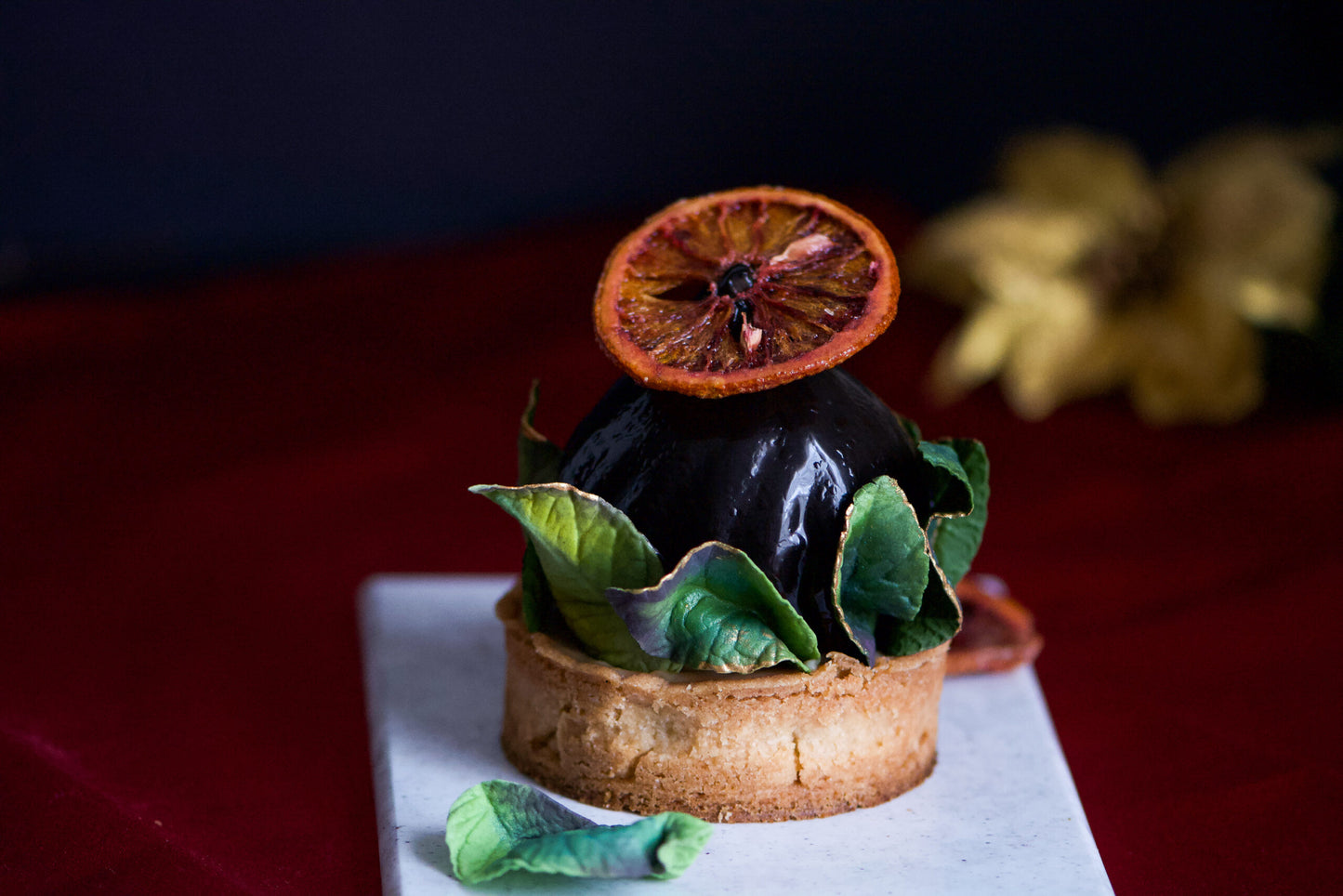 Chocolate Blood Orange Entremet