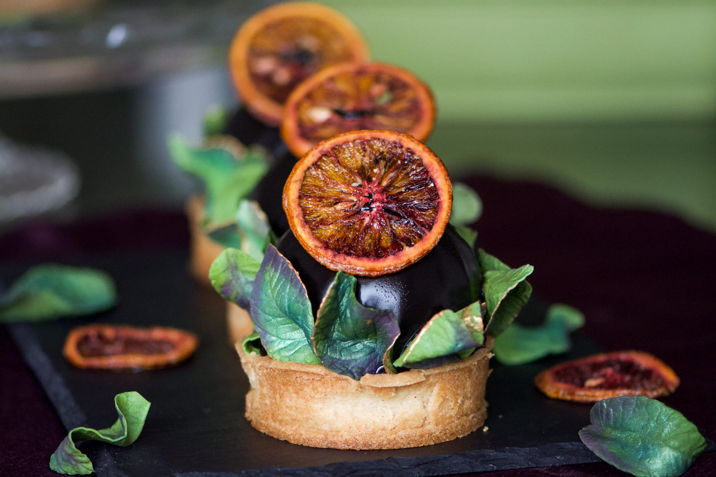 Chocolate Blood Orange Entremet
